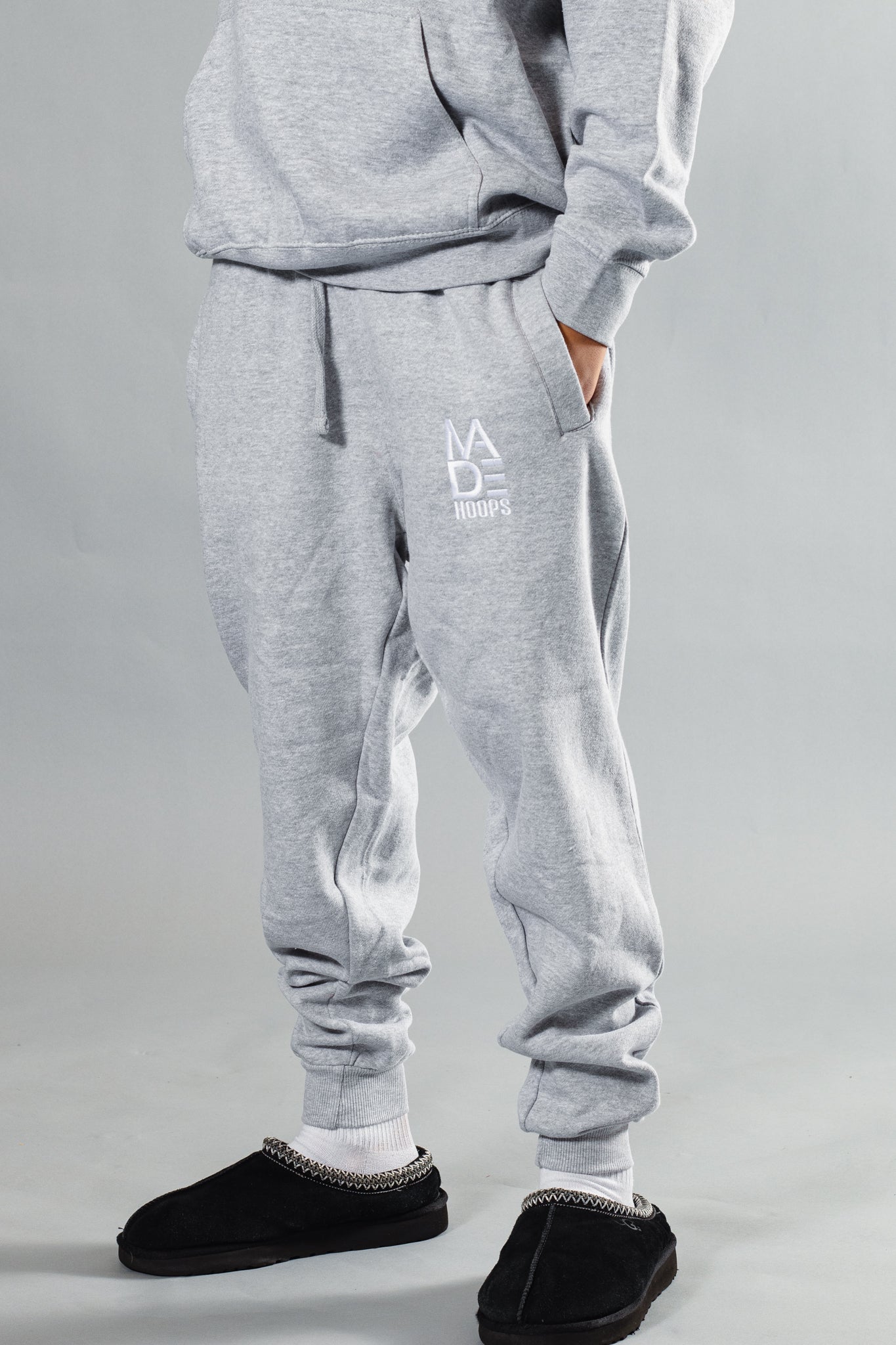 Essential Embroidered Logo Youth Joggers
