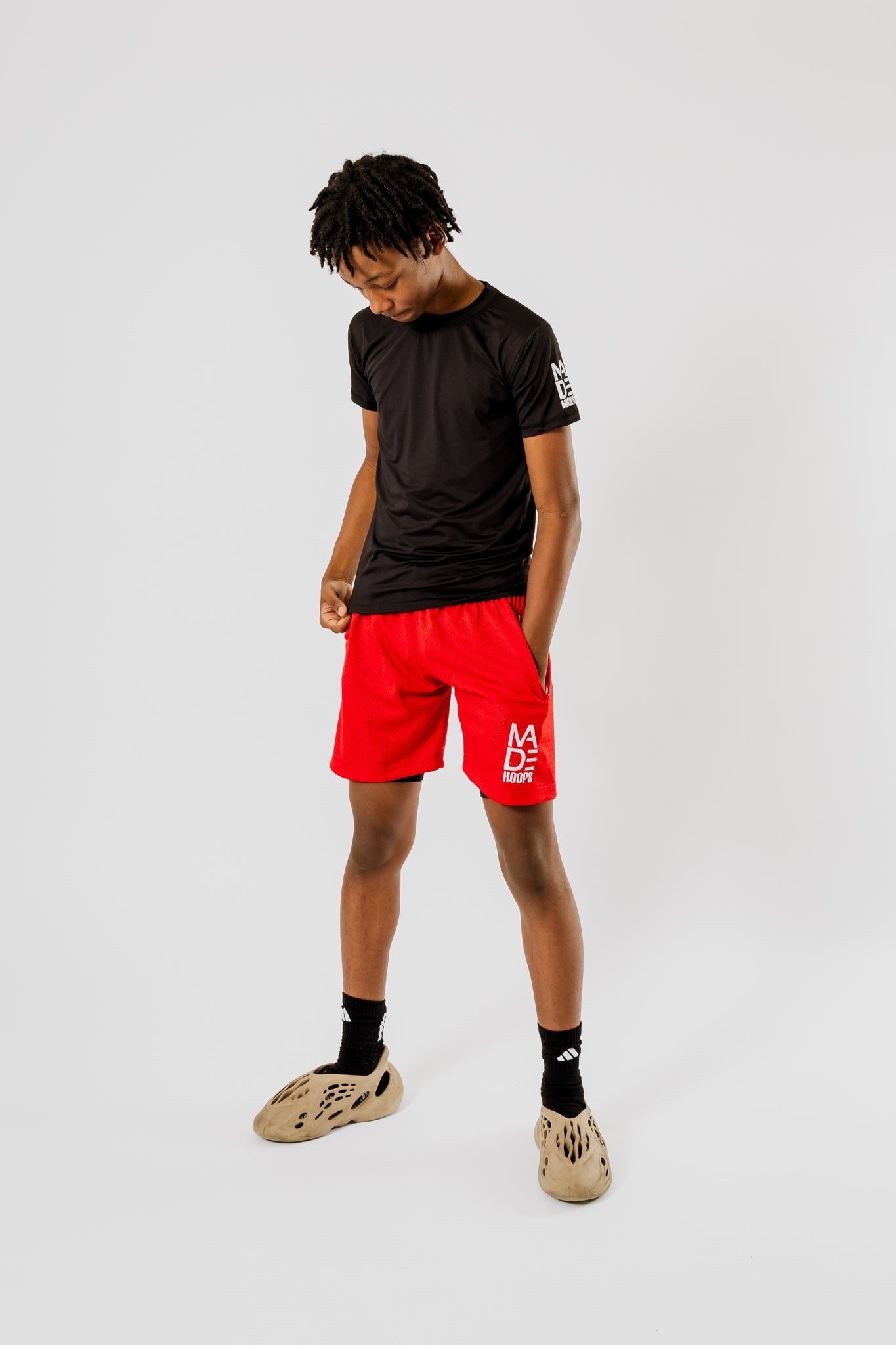 Spring Essential Embroidered Logo Shorts