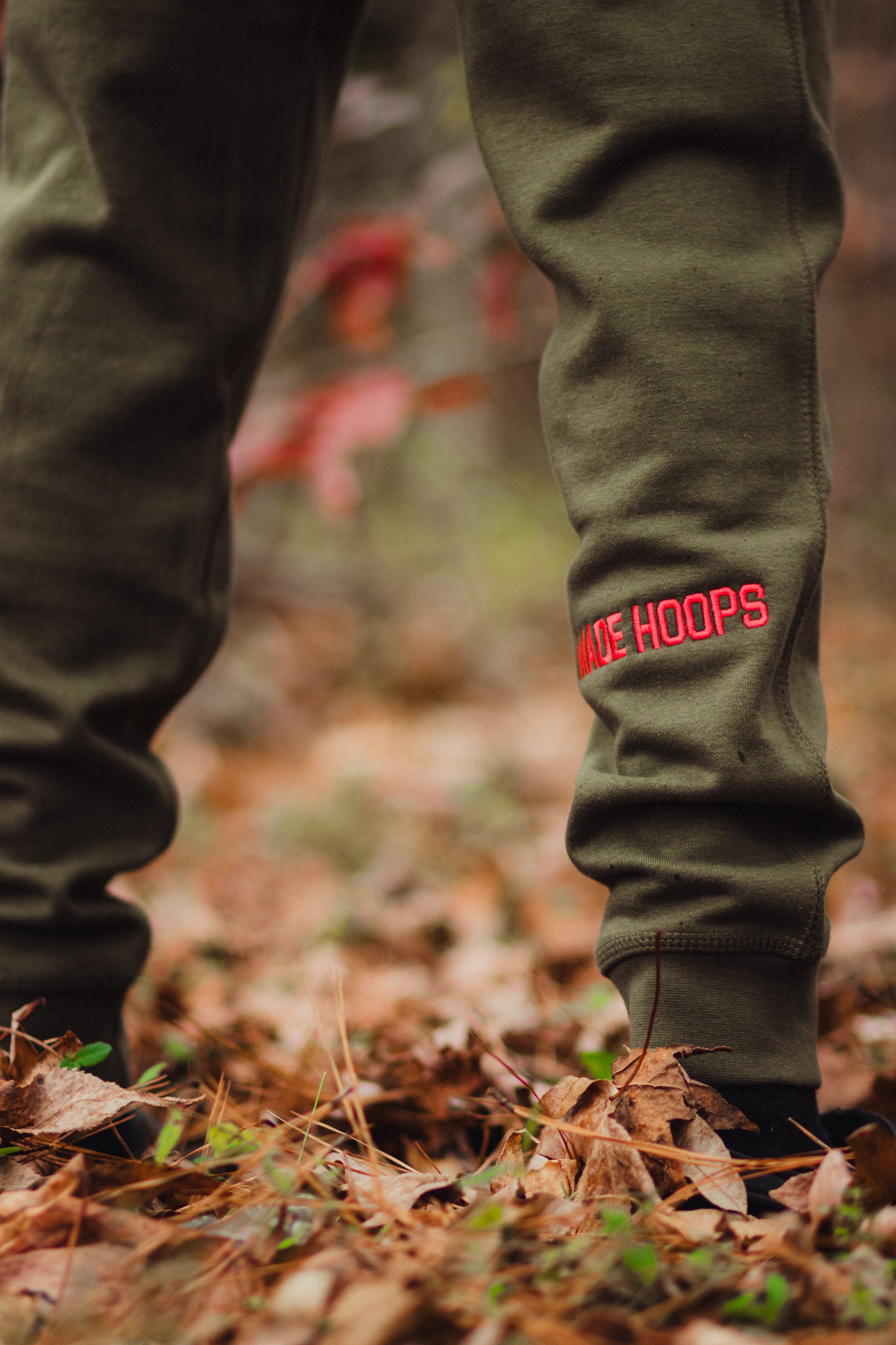 Essential Embroidered Logo Joggers | Lava