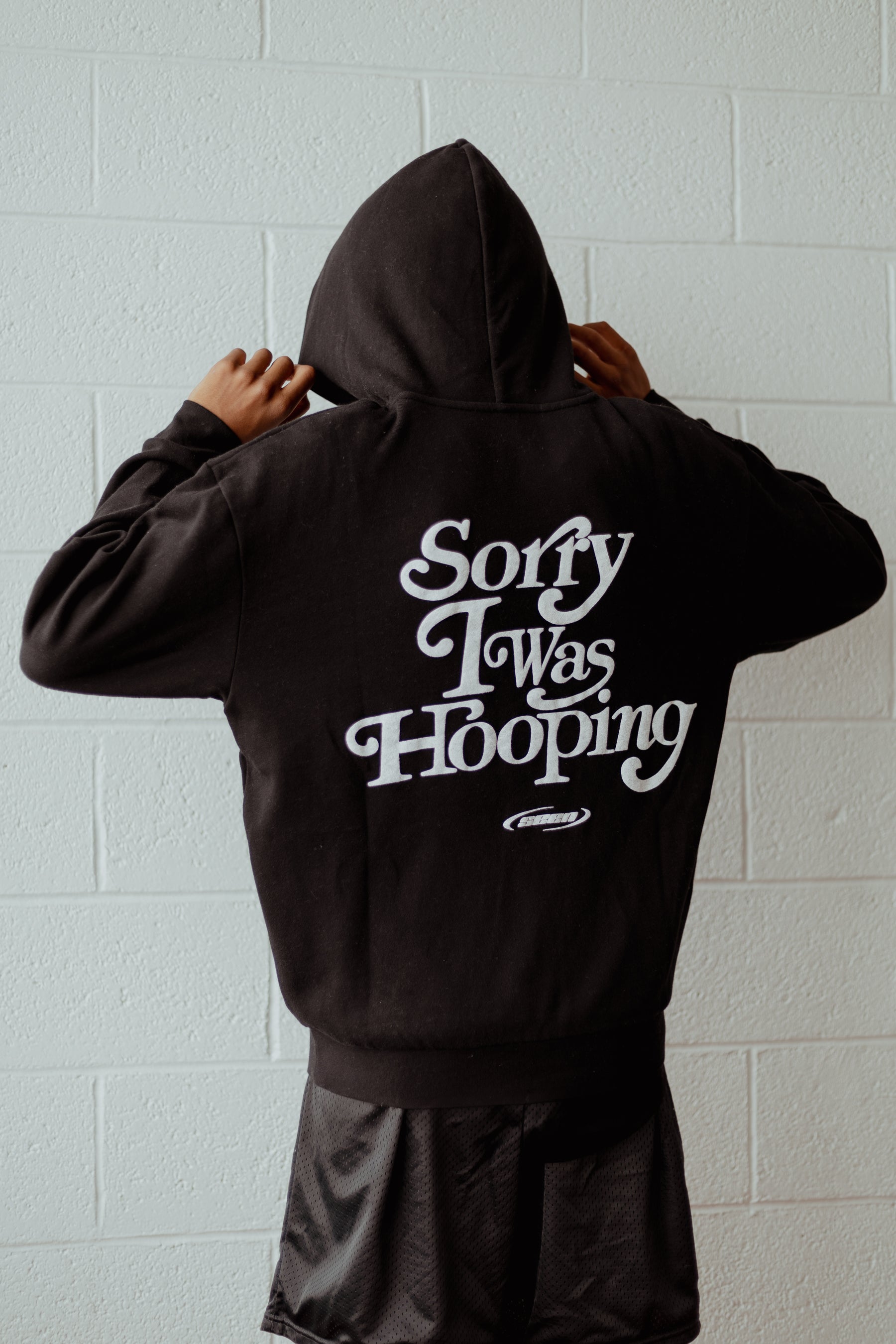 MADE SEEN "Sorry I Was Hooping" Hoodie | Black