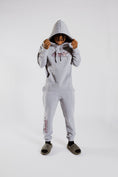 Load image into Gallery viewer, DUNK Embroidered Grey Hoodie
