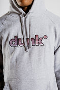 Load image into Gallery viewer, DUNK Embroidered Grey Hoodie
