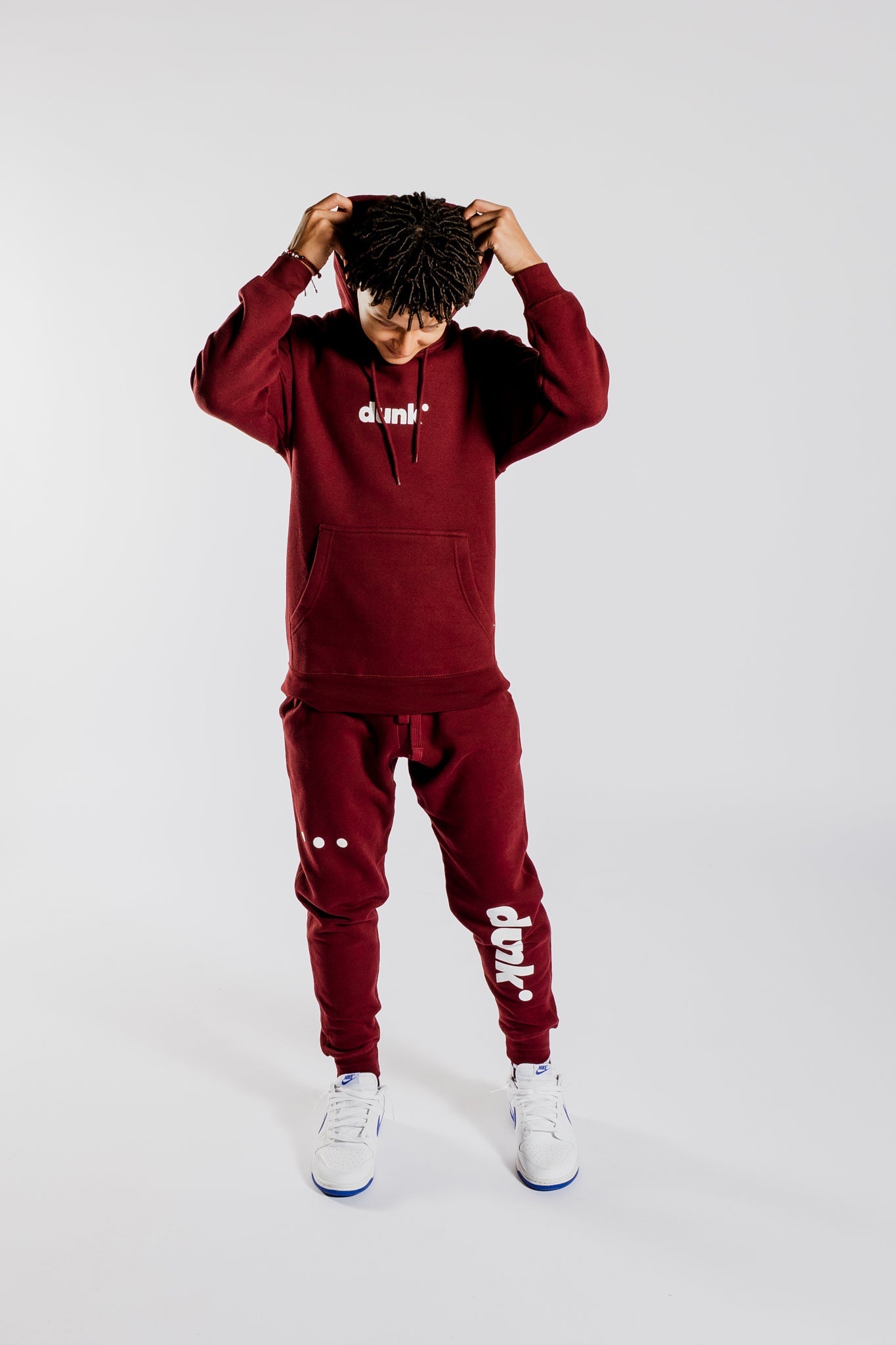 DUNK Maroon Hoodie