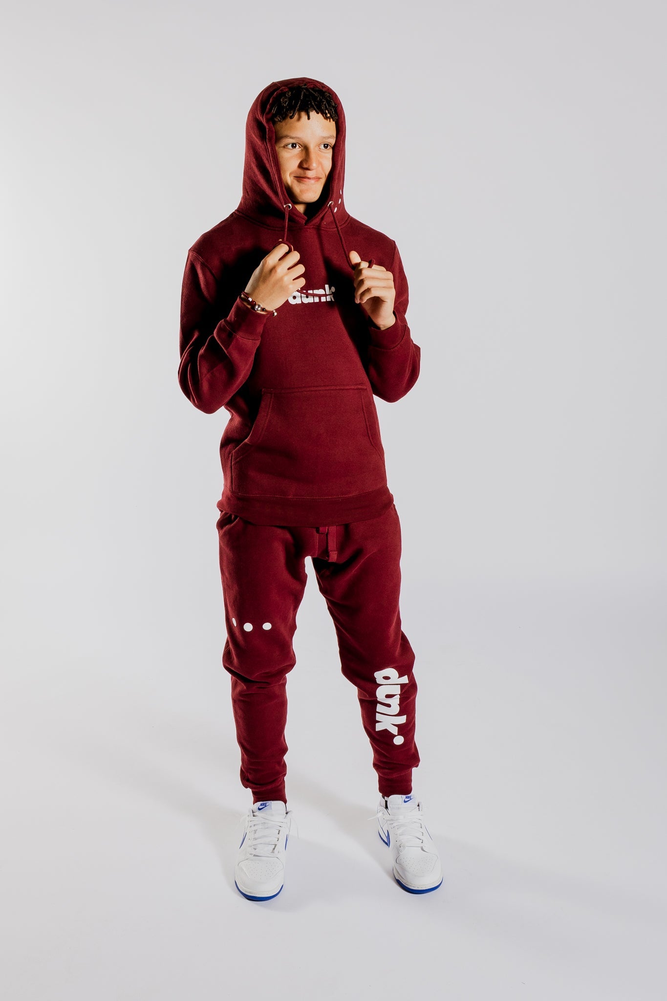 DUNK Maroon Hoodie