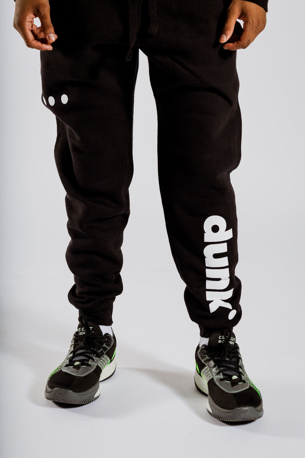 DUNK Black Sweatpants