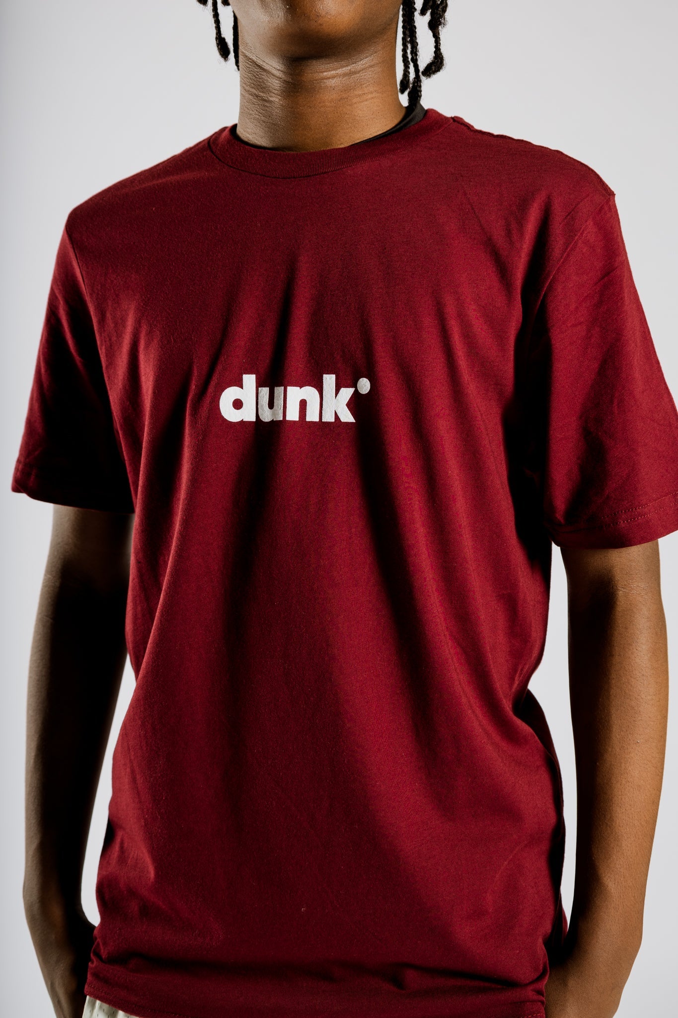 DUNK Maroon Tee