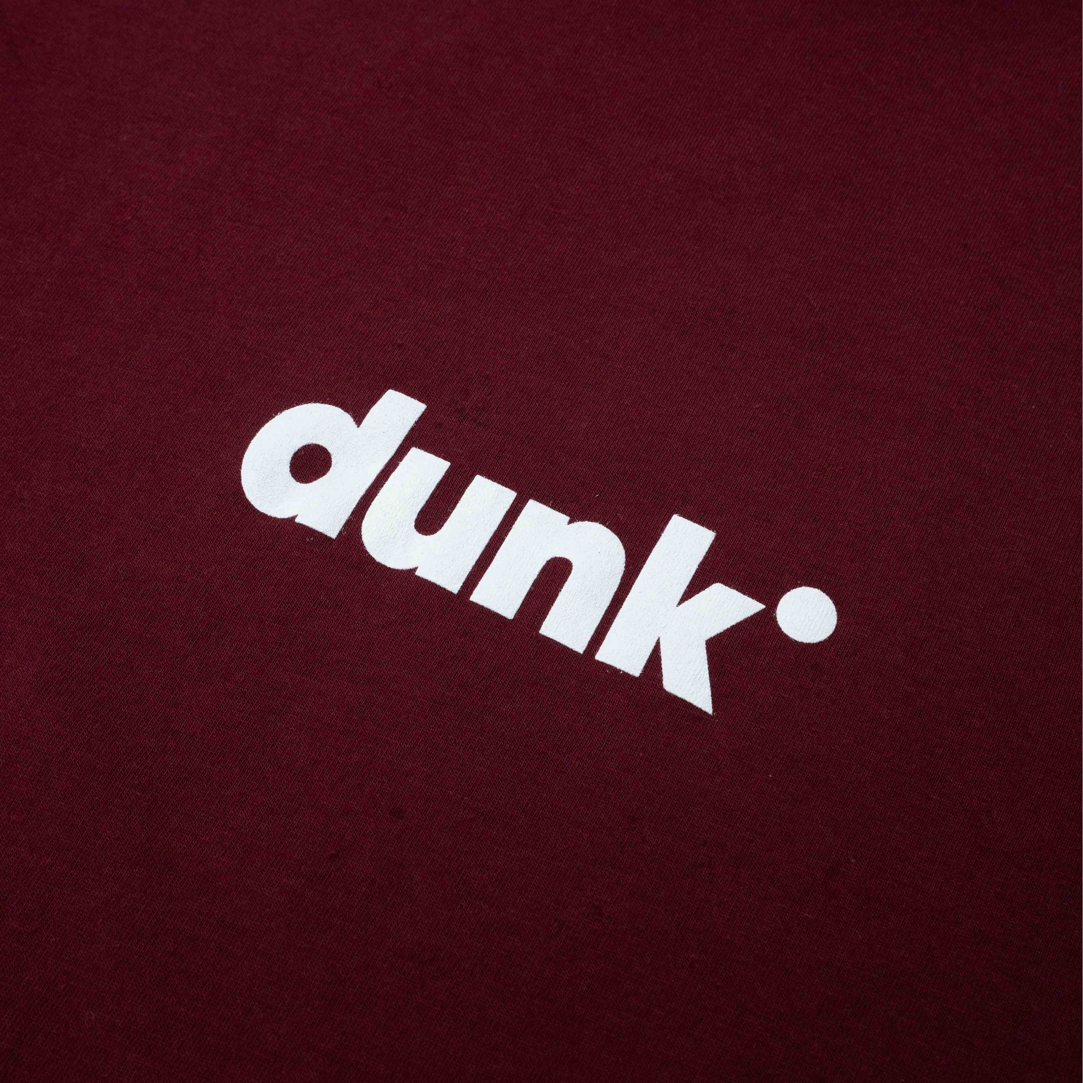 DUNK Maroon Tee