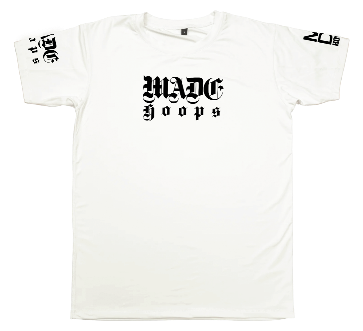 MADE Old English Compression Tee | White
