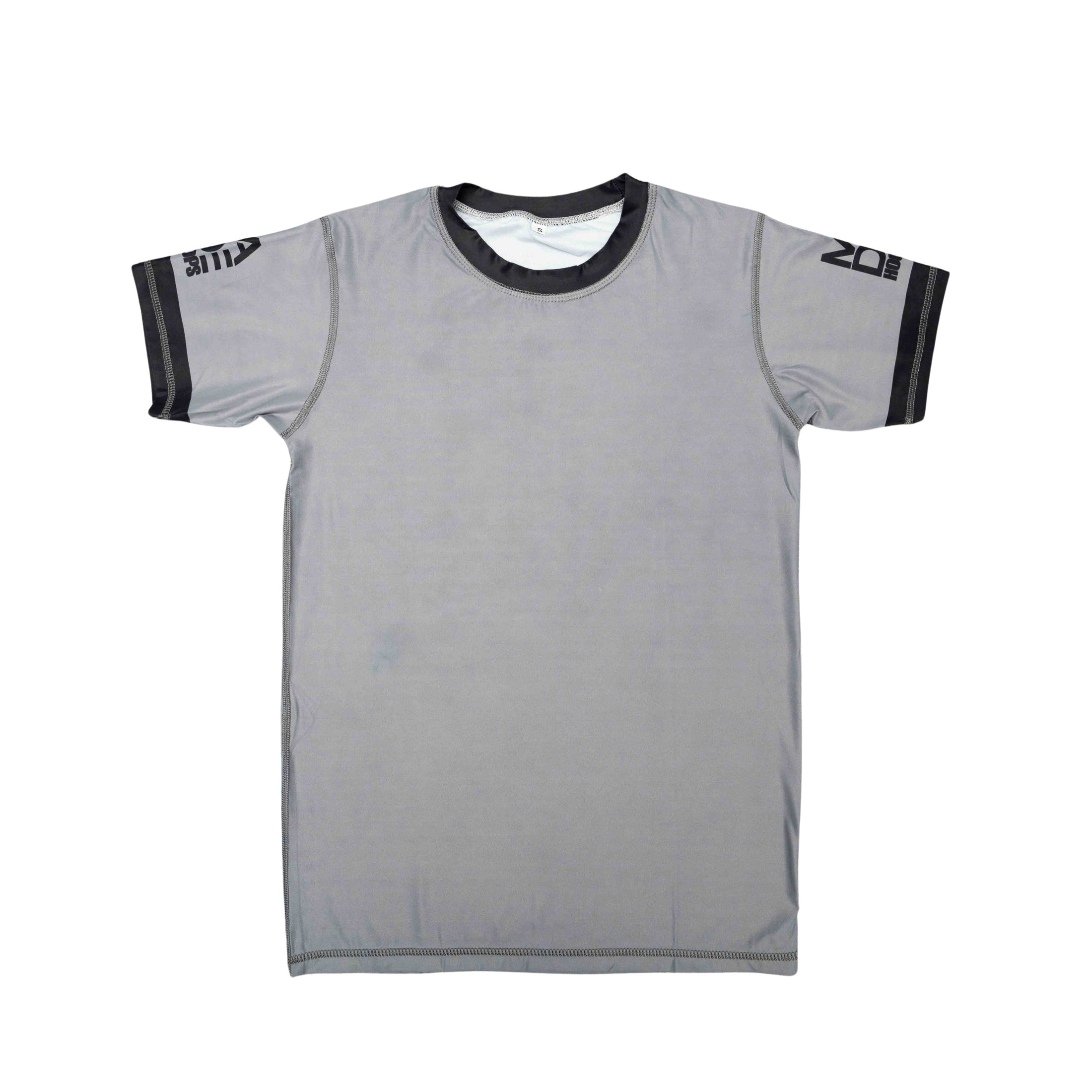 Ringer Compression T-Shirt | Grey
