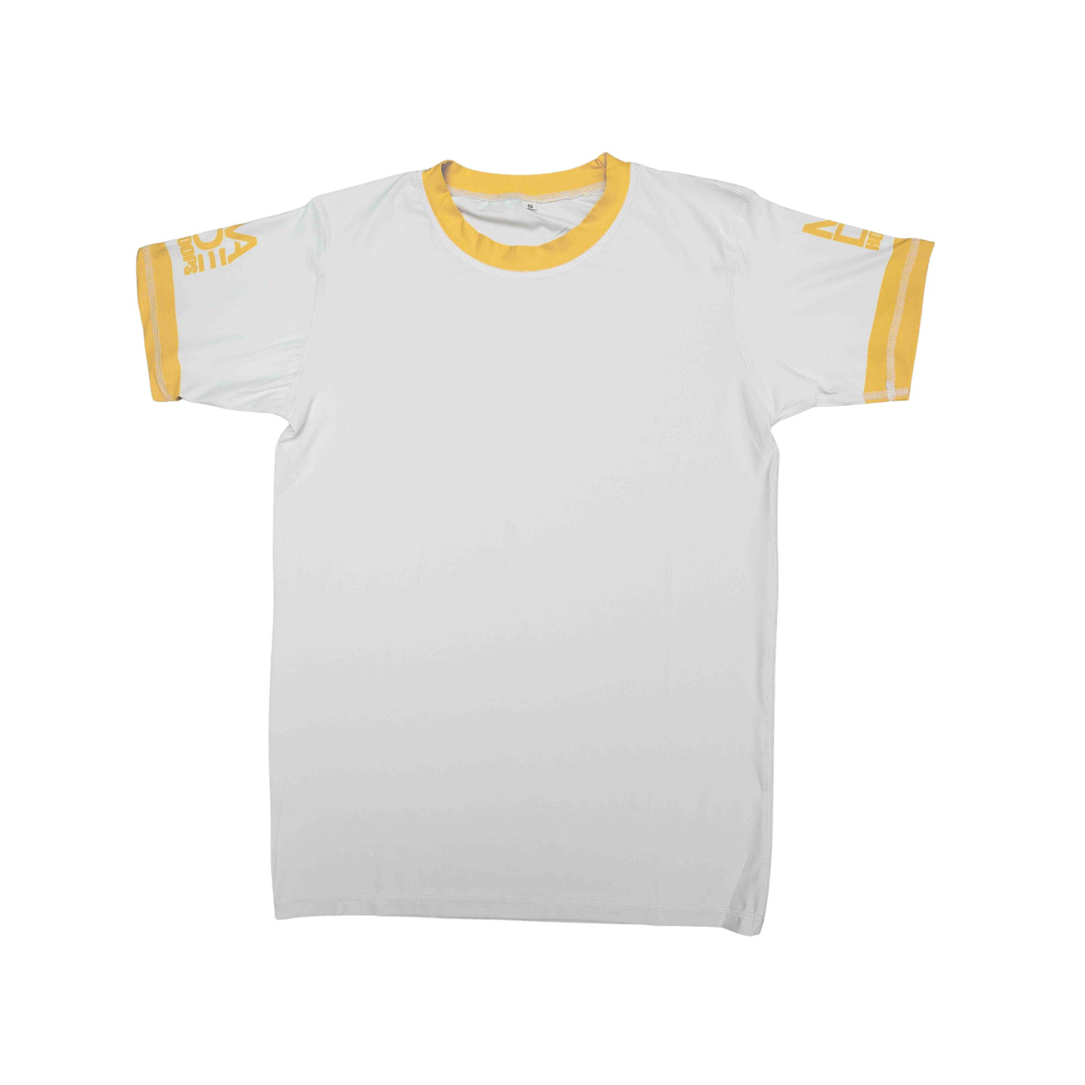 Ringer Compression T-Shirt | Yellow
