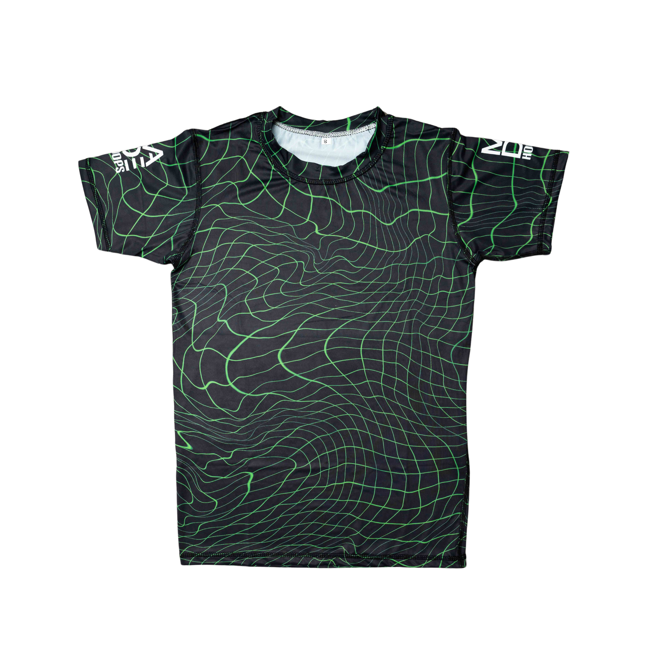 Abstract GRID Compression T-Shirt