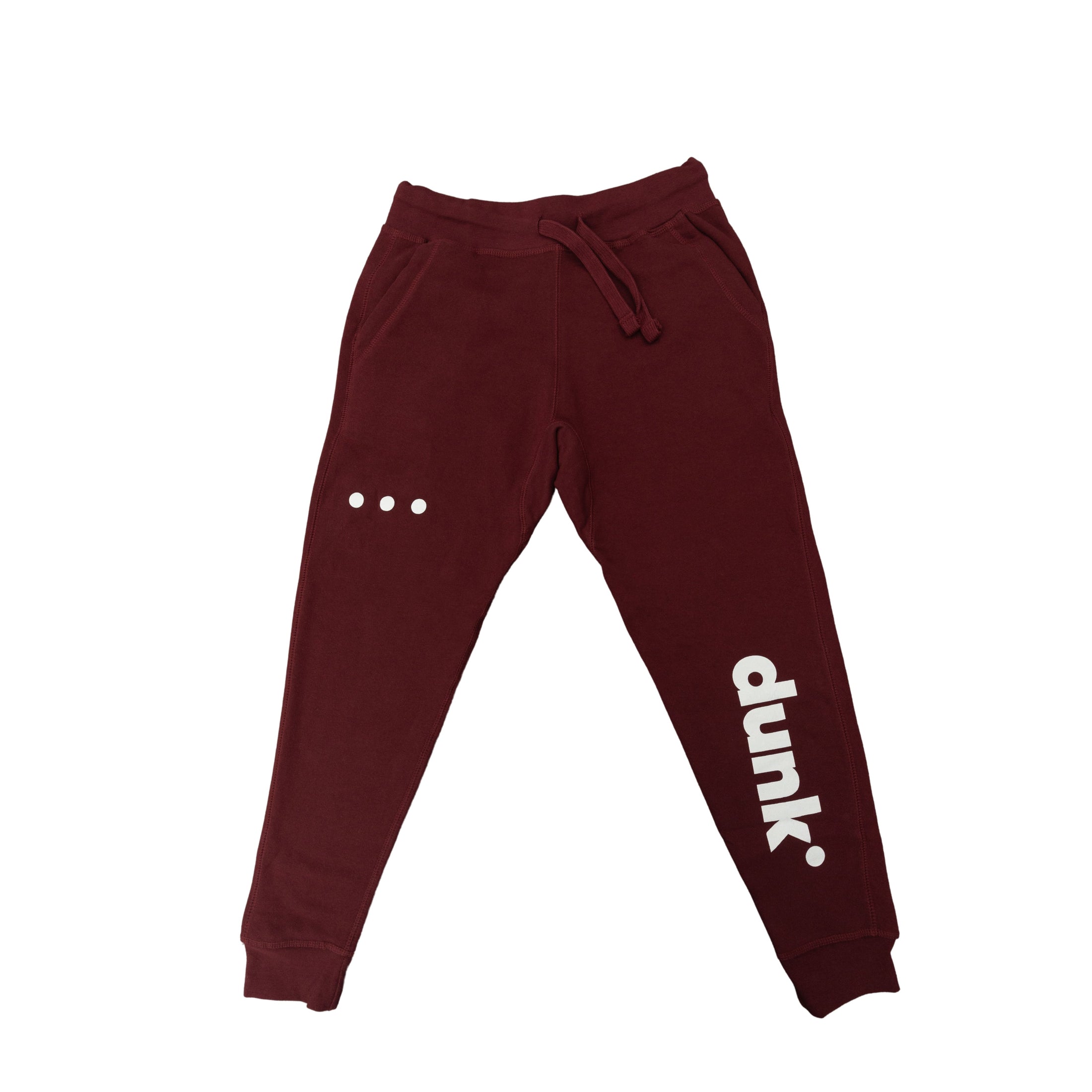 DUNK Maroon Joggers