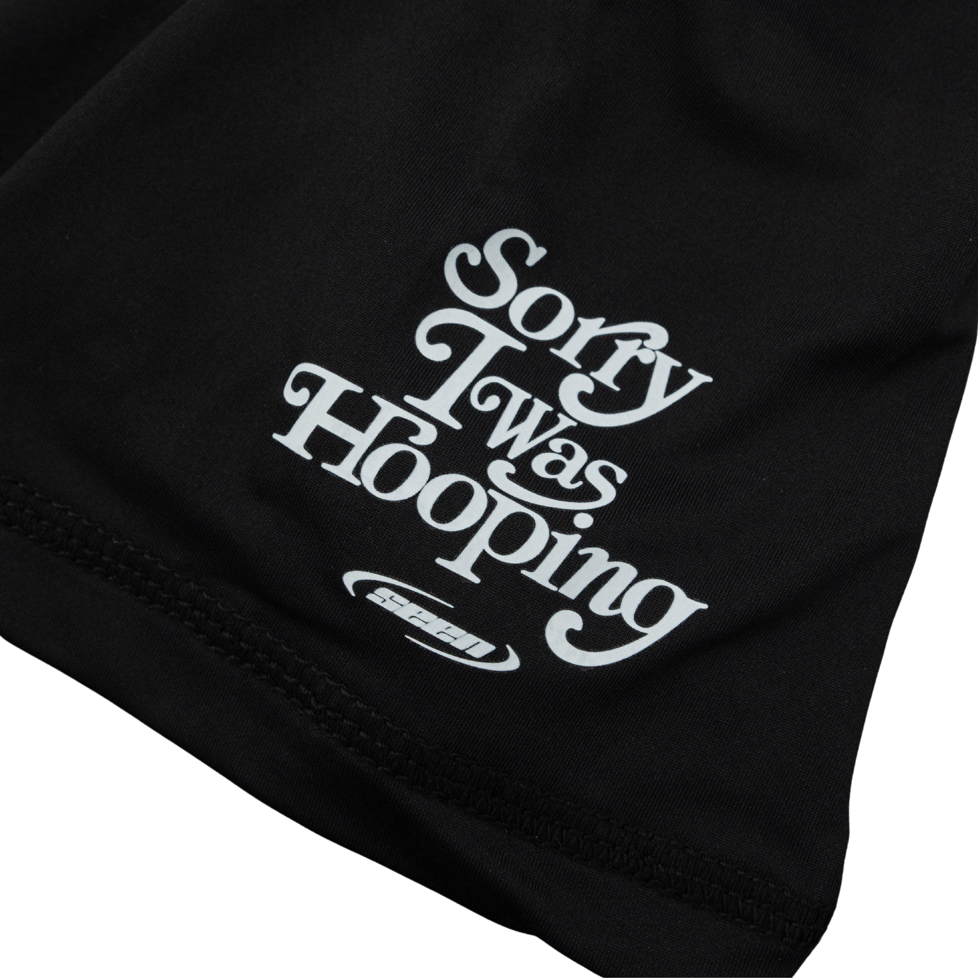 Sorry I Was Hooping Compression Tee