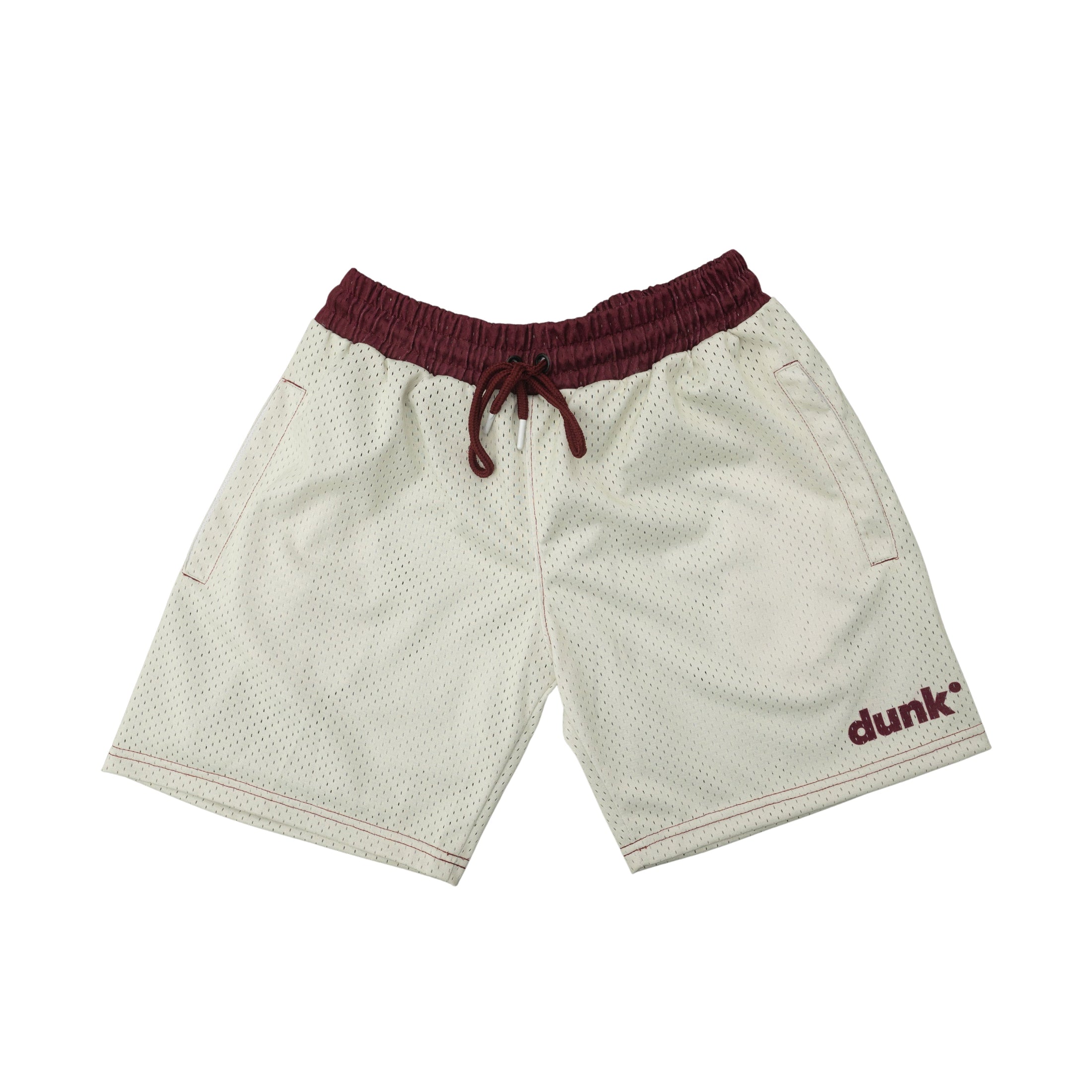 DUNK Maroon & Cream Shorts