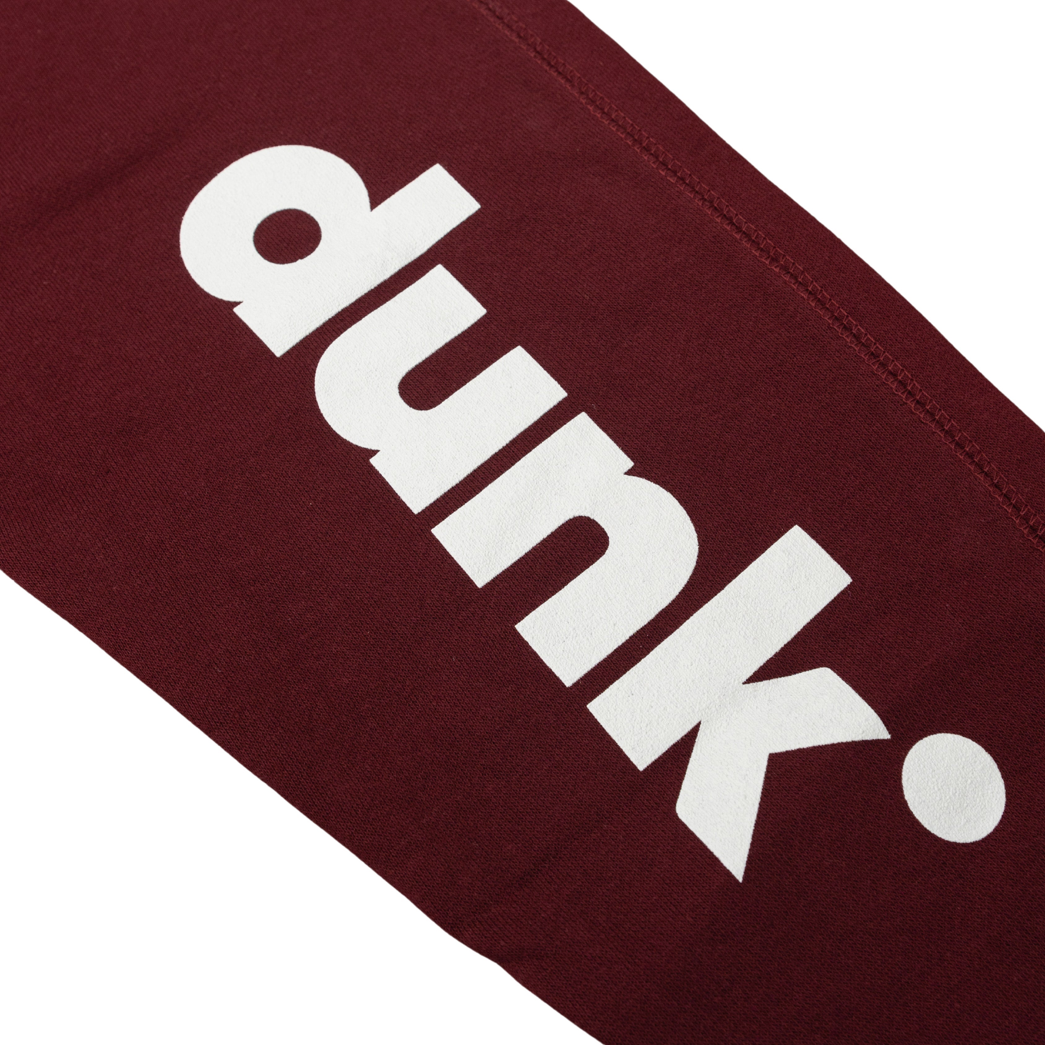 DUNK Maroon Sweatpants