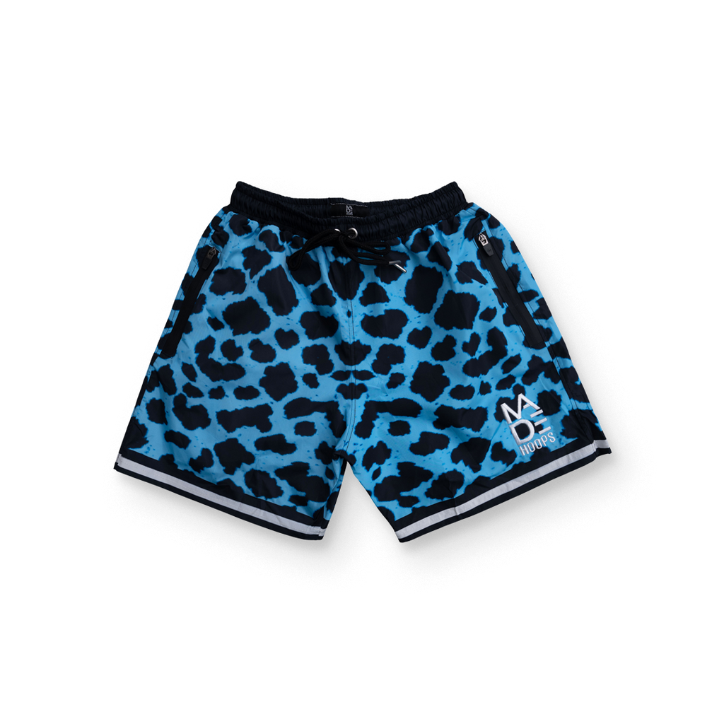 Leopard Nylon Shorts