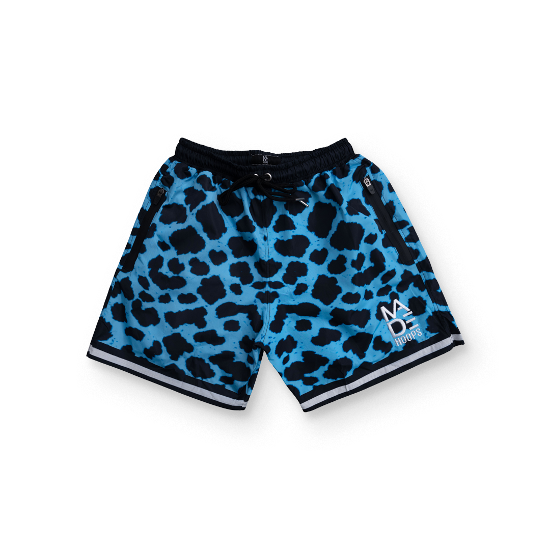 Leopard Nylon Shorts