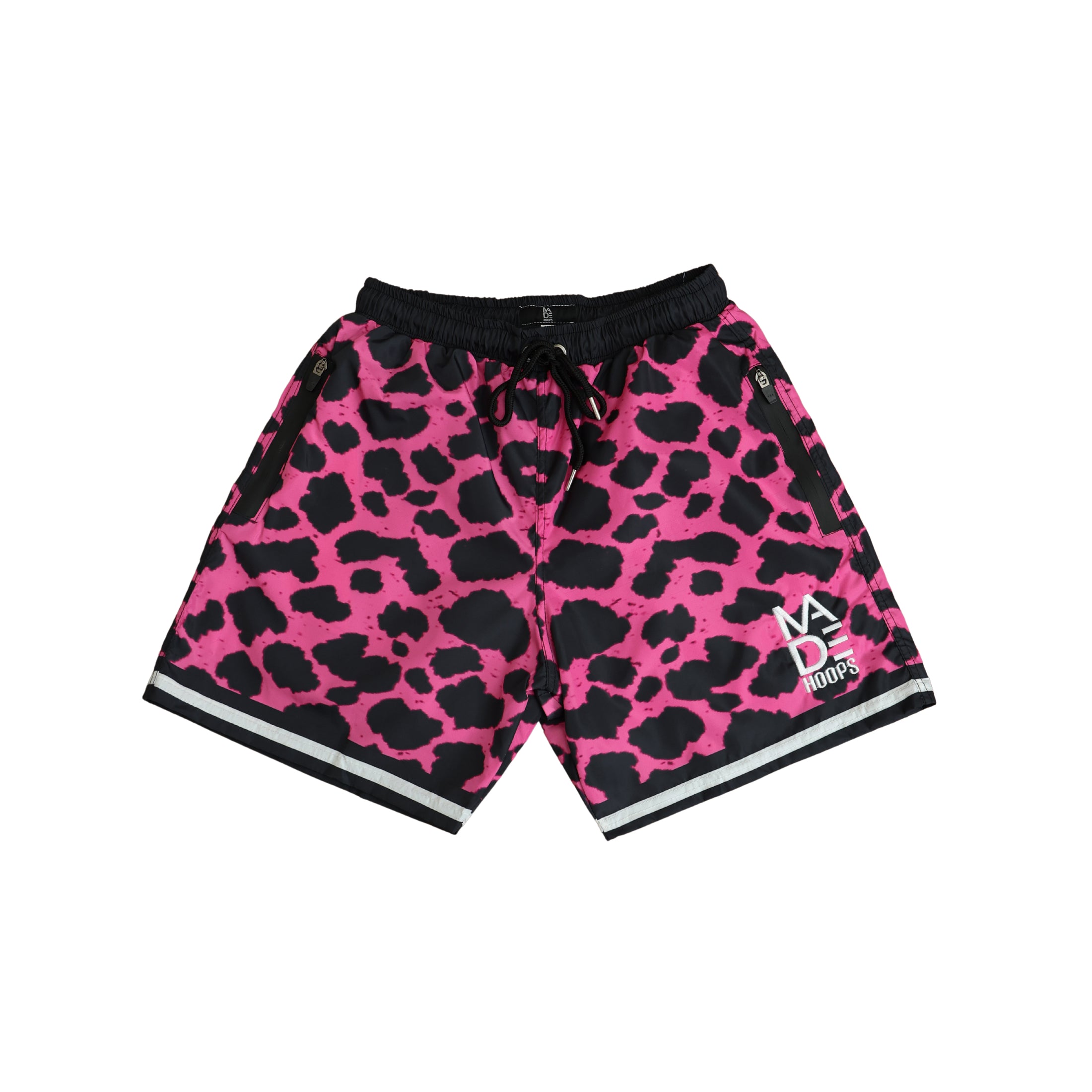 Leopard Nylon Shorts – MADE Hoops