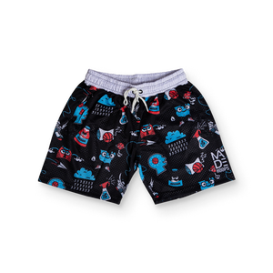 "MAKE IT RAIN" Mesh Shorts