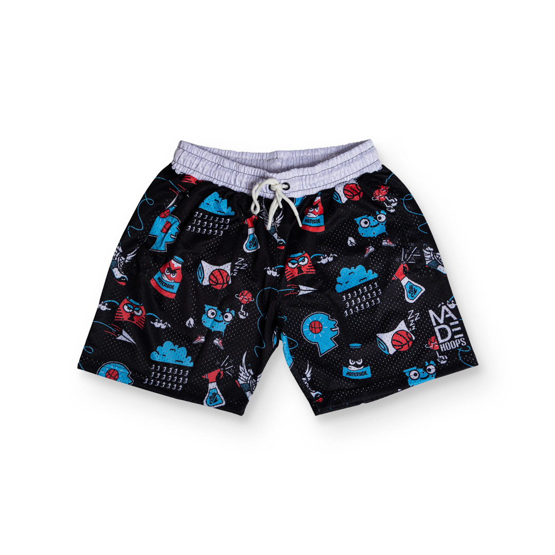"MAKE IT RAIN" Mesh Shorts