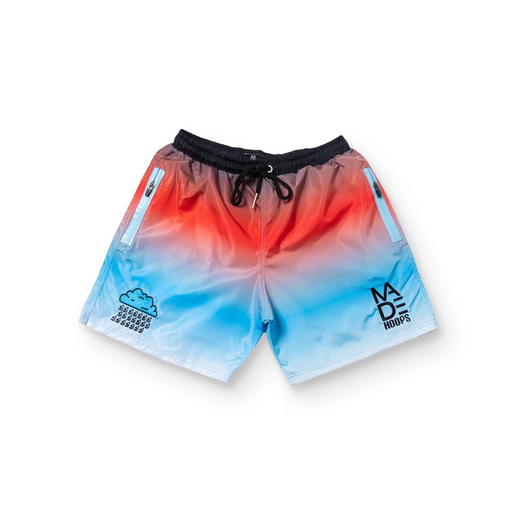 "MAKE IT RAIN" Nylon Shorts