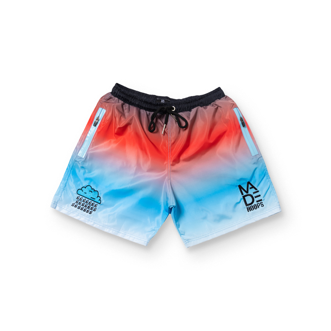 "MAKE IT RAIN" Nylon Shorts