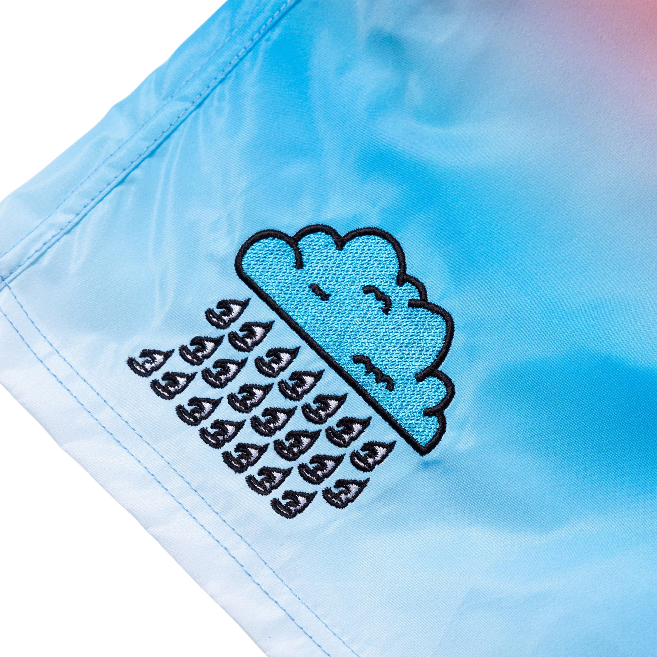 "MAKE IT RAIN" Nylon Shorts