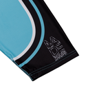 On A Poster Compression 1/2 Tights