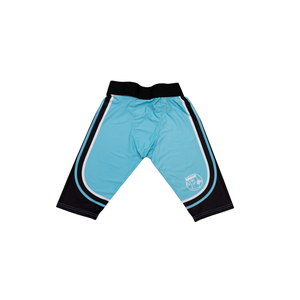 On A Poster Compression 1/2 Tights