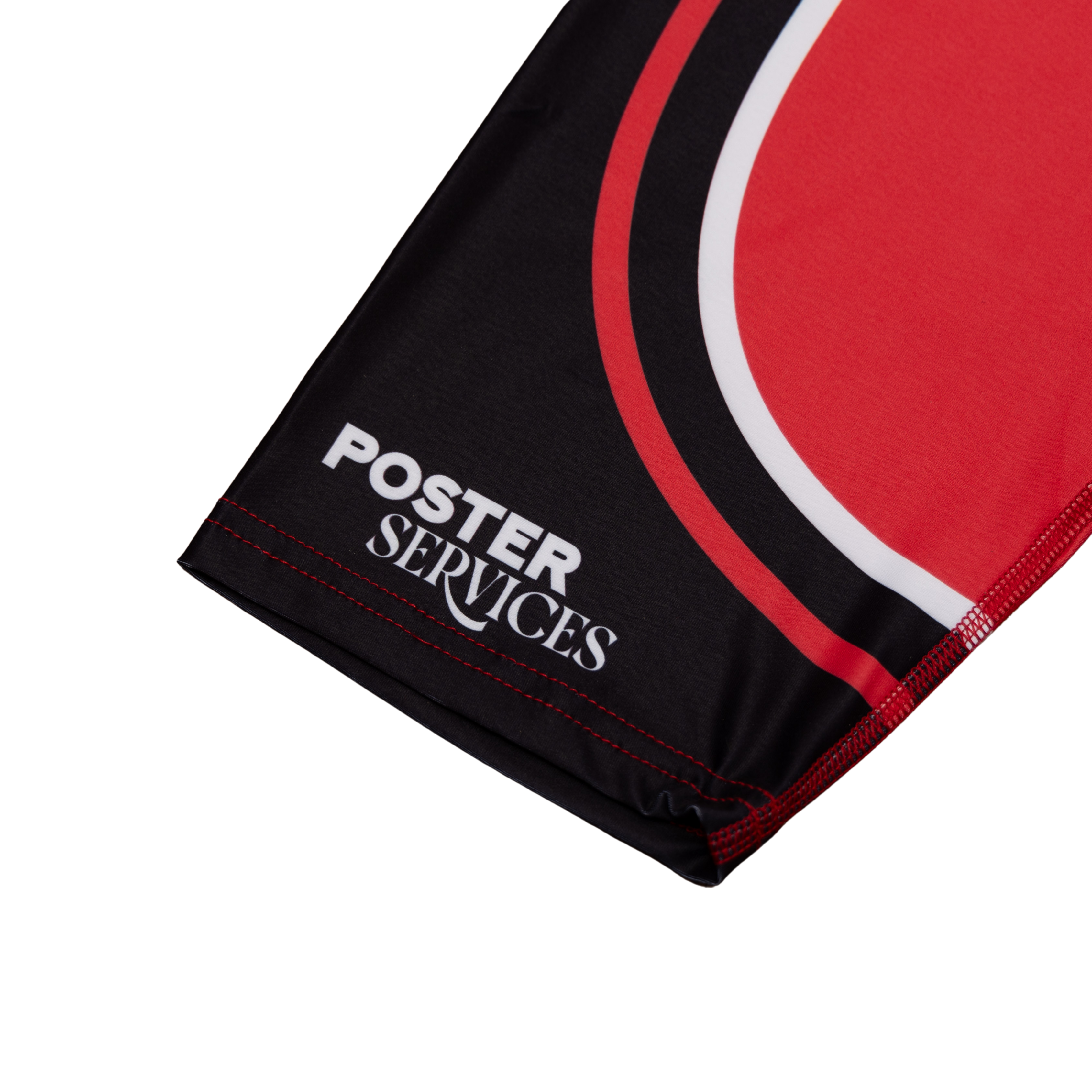 On A Poster Compression 1/2 Tights