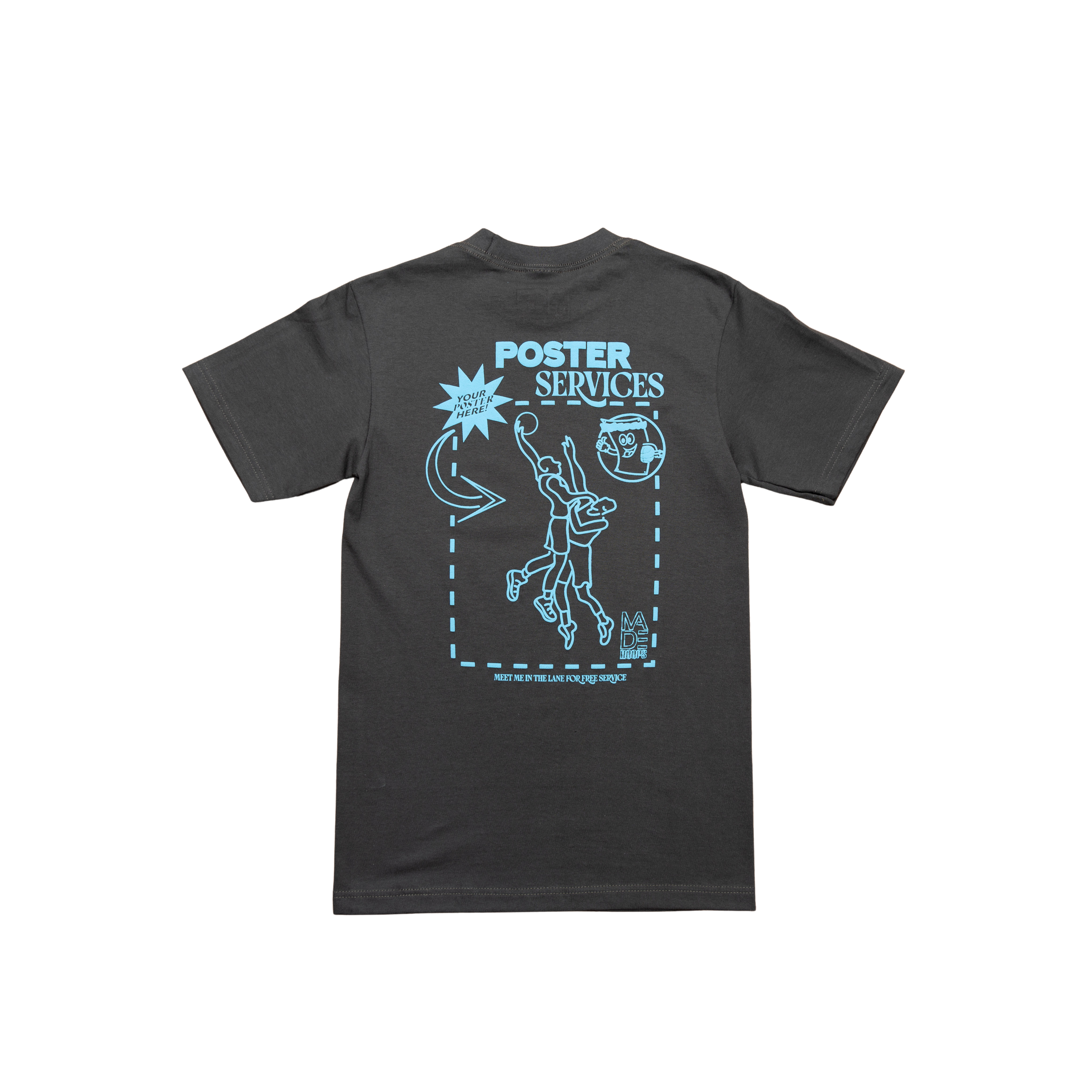 On A Poster T-Shirt | Blue