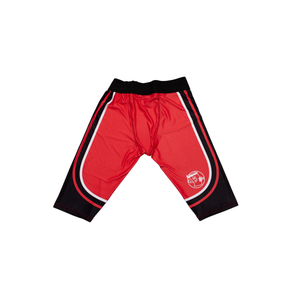 On A Poster Compression 1/2 Tights