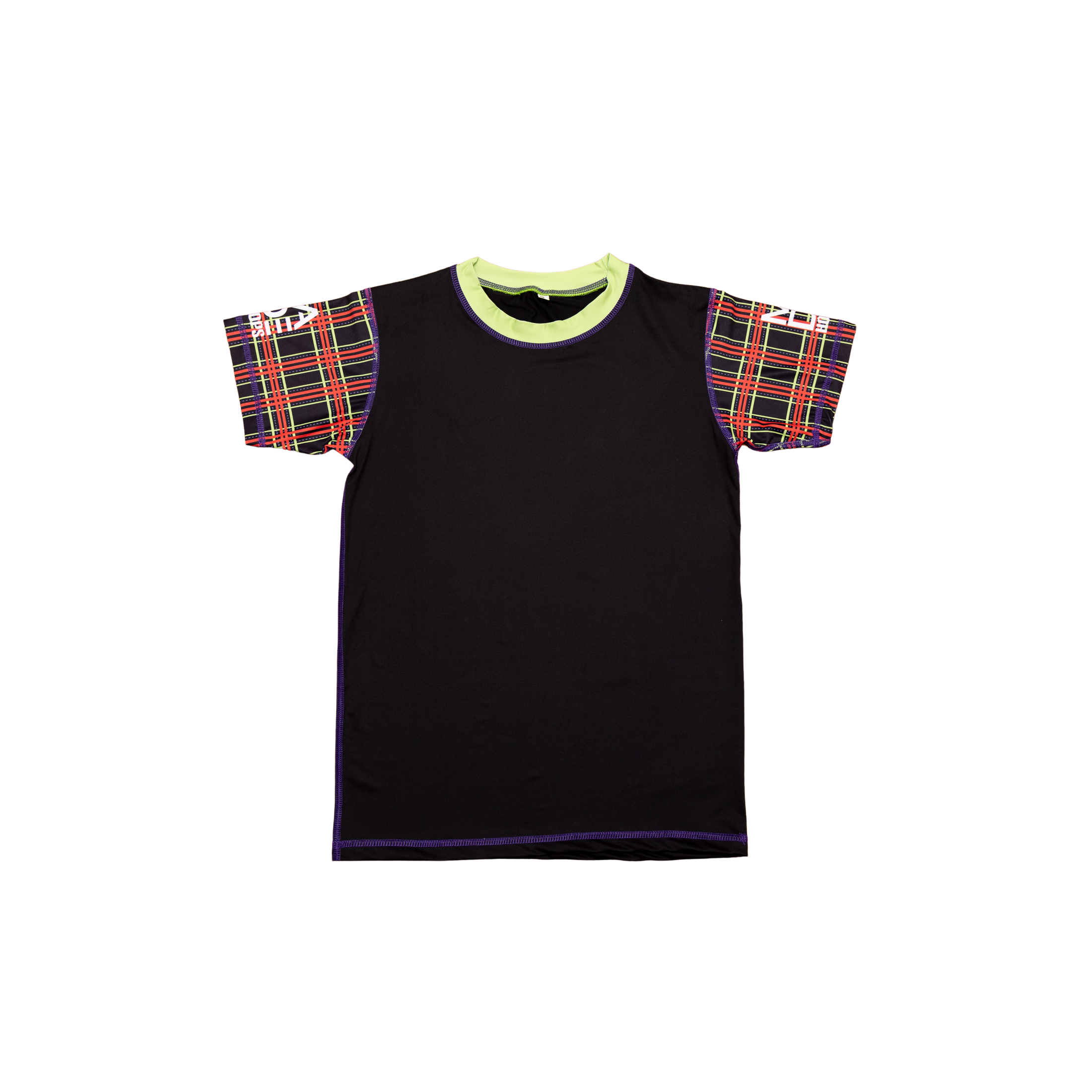 Funky Plaid Compression Tee