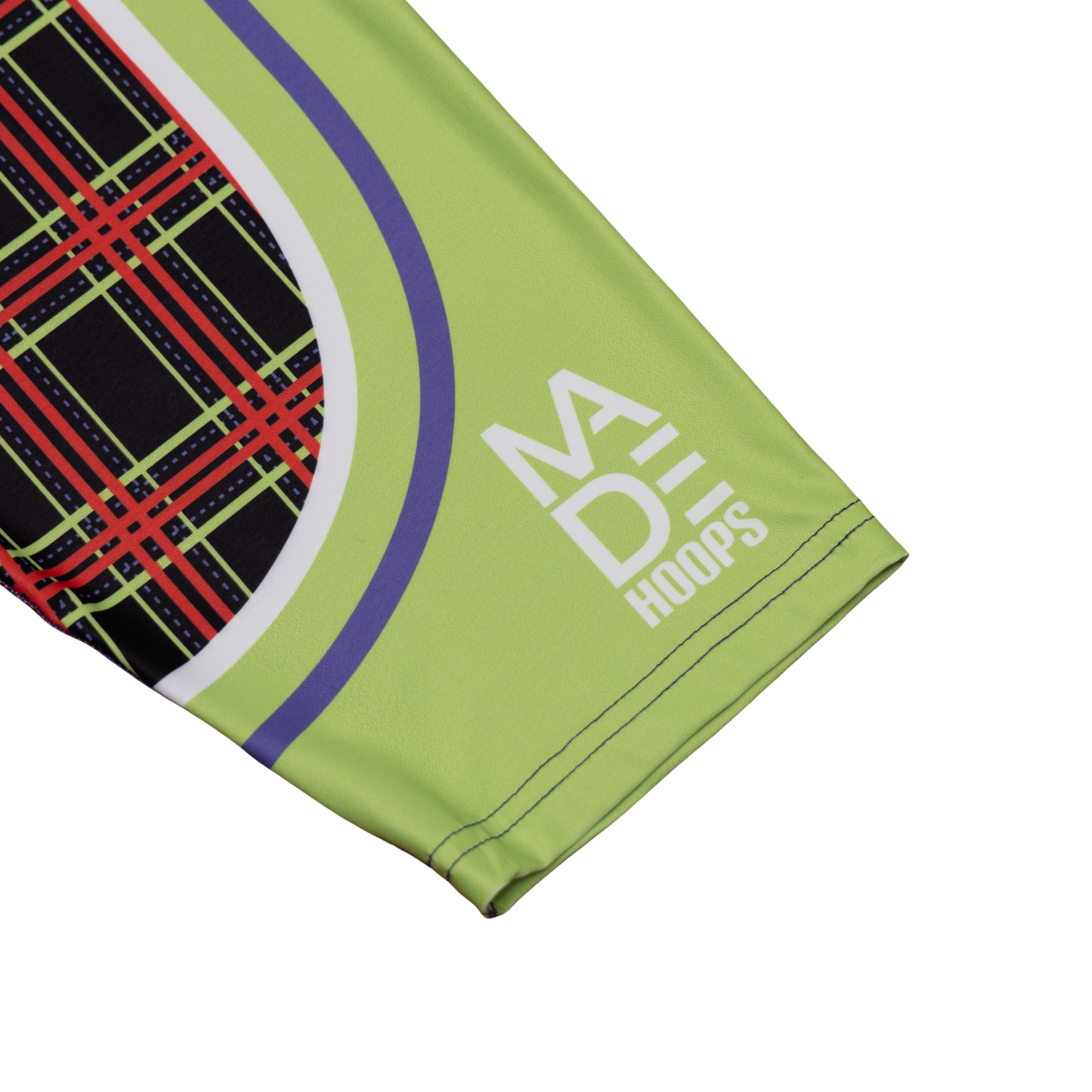 Funky Plaid Compression 1/2 Tights