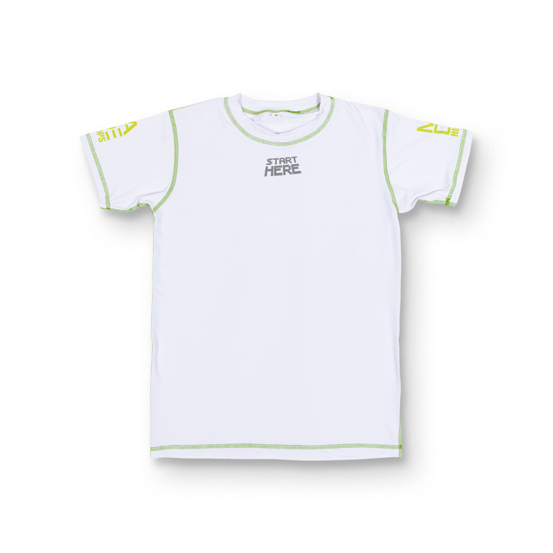 "Start Here" Compression Tee