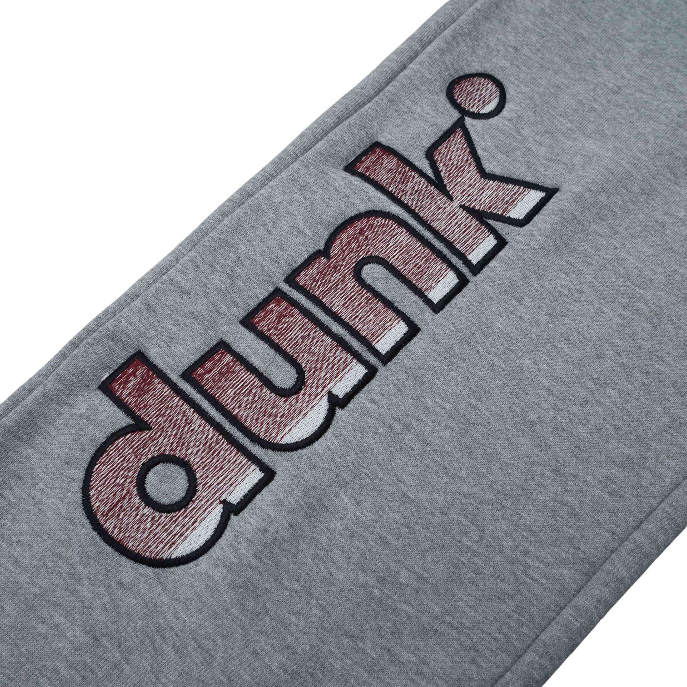 DUNK Embroidered Grey Joggers