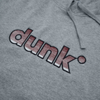 DUNK Embroidered Grey Hoodie