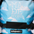 Load image into Gallery viewer, SOLEPACK x MADE HOOPS BACKPACK | AIR UP THERE DAYLIGHT

