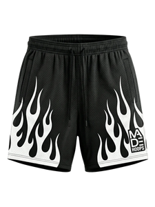 On Fire Mesh Shorts