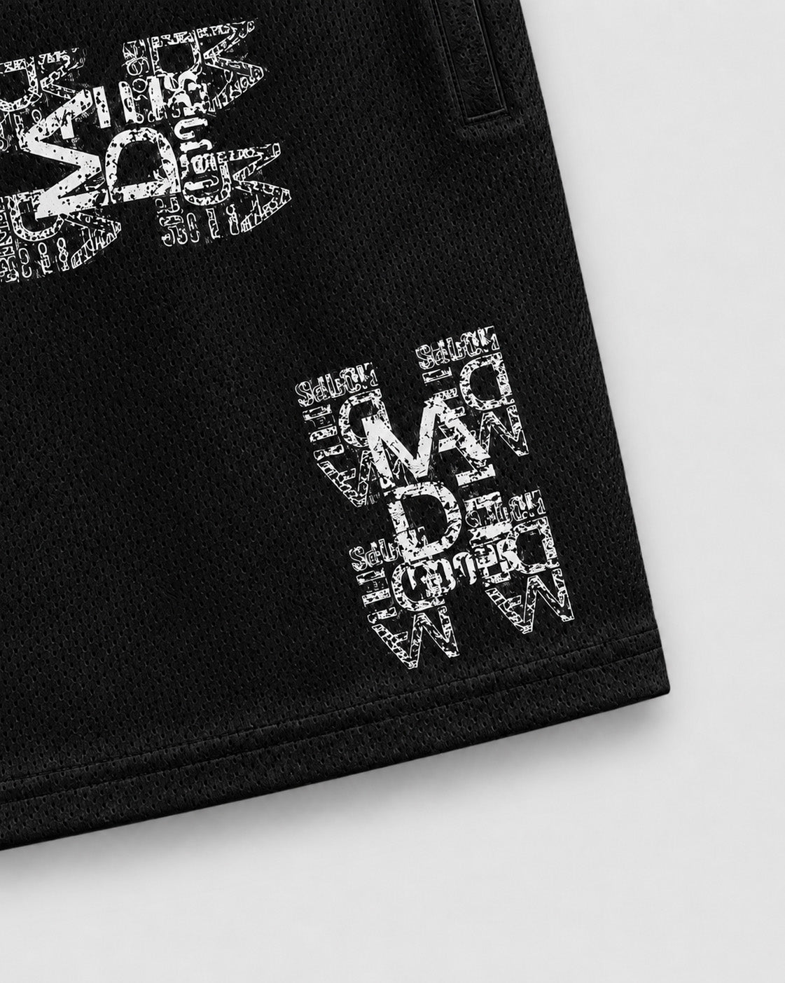 Misprint Mesh Shorts