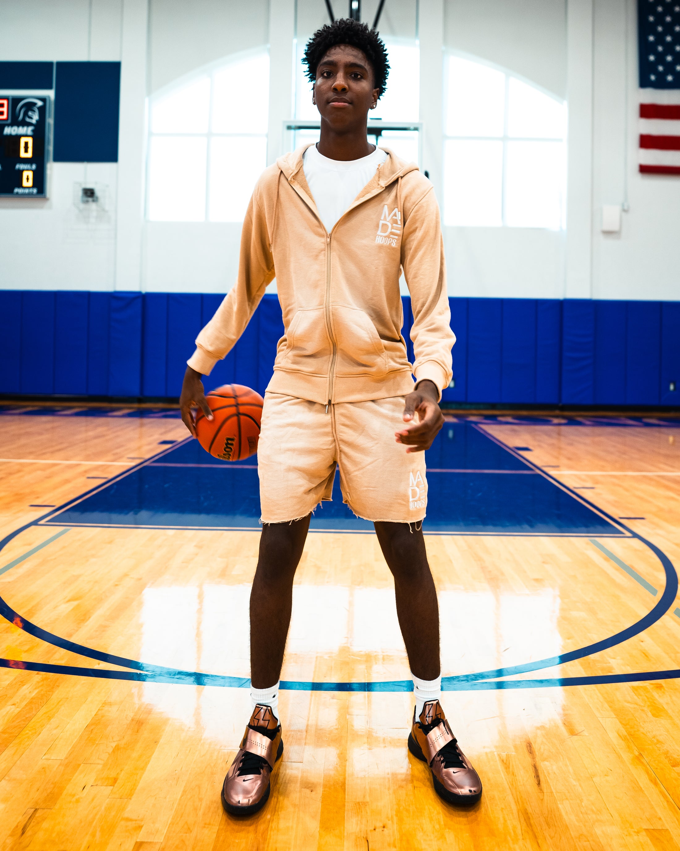 Faded Sweat Shorts | Ivory