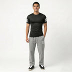 Heather Essential Embroidered Sweatpants