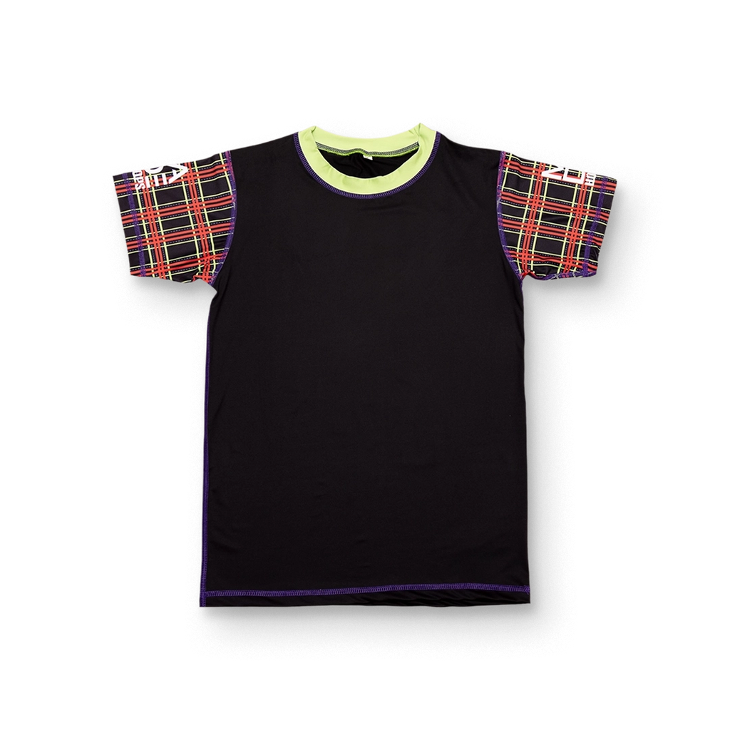 Funky Plaid Compression Tee