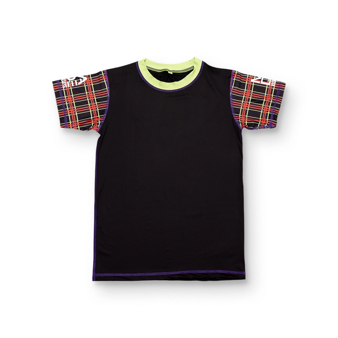Funky Plaid Compression Tee