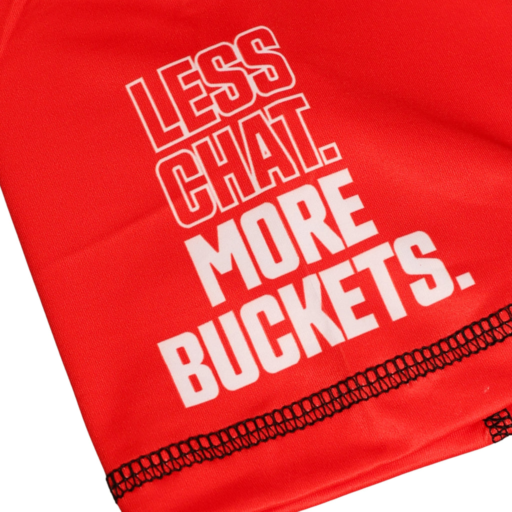 Less Chat More Buckets Compression Tee