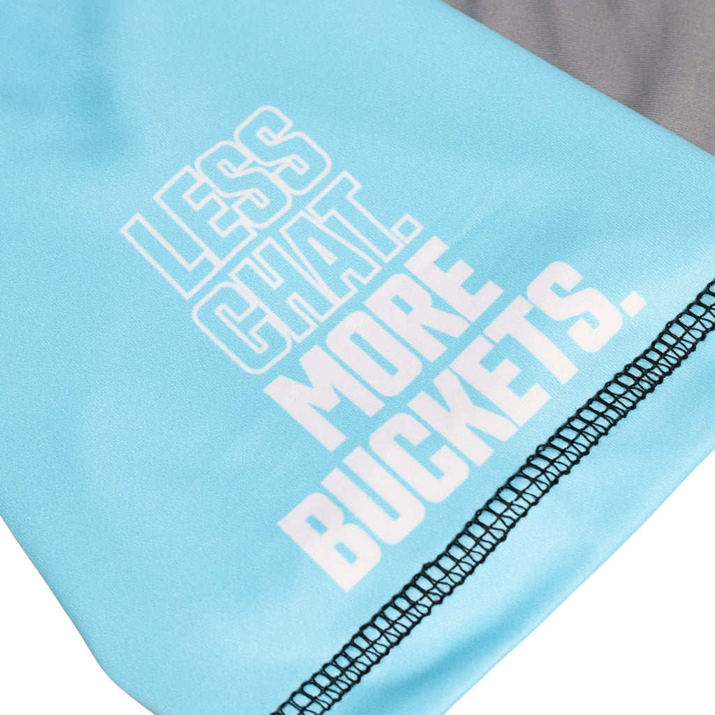 Less Chat More Buckets Compression Tee