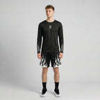 On Fire Loose Fit Long Sleeve Compression Tee