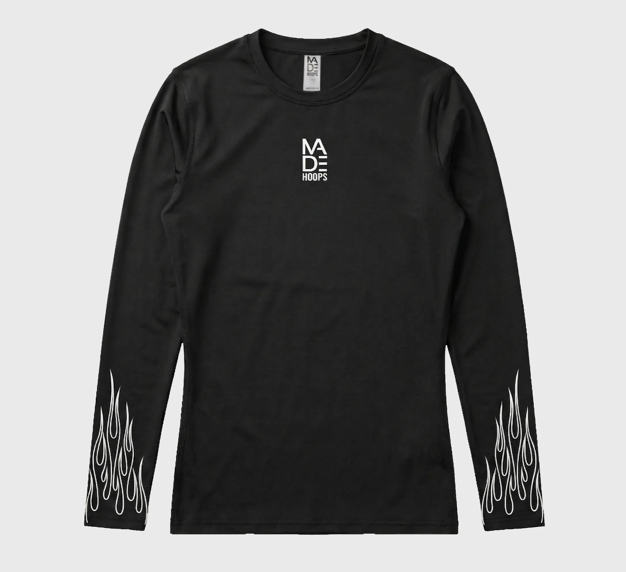 On Fire Loose Fit Long Sleeve Compression Tee