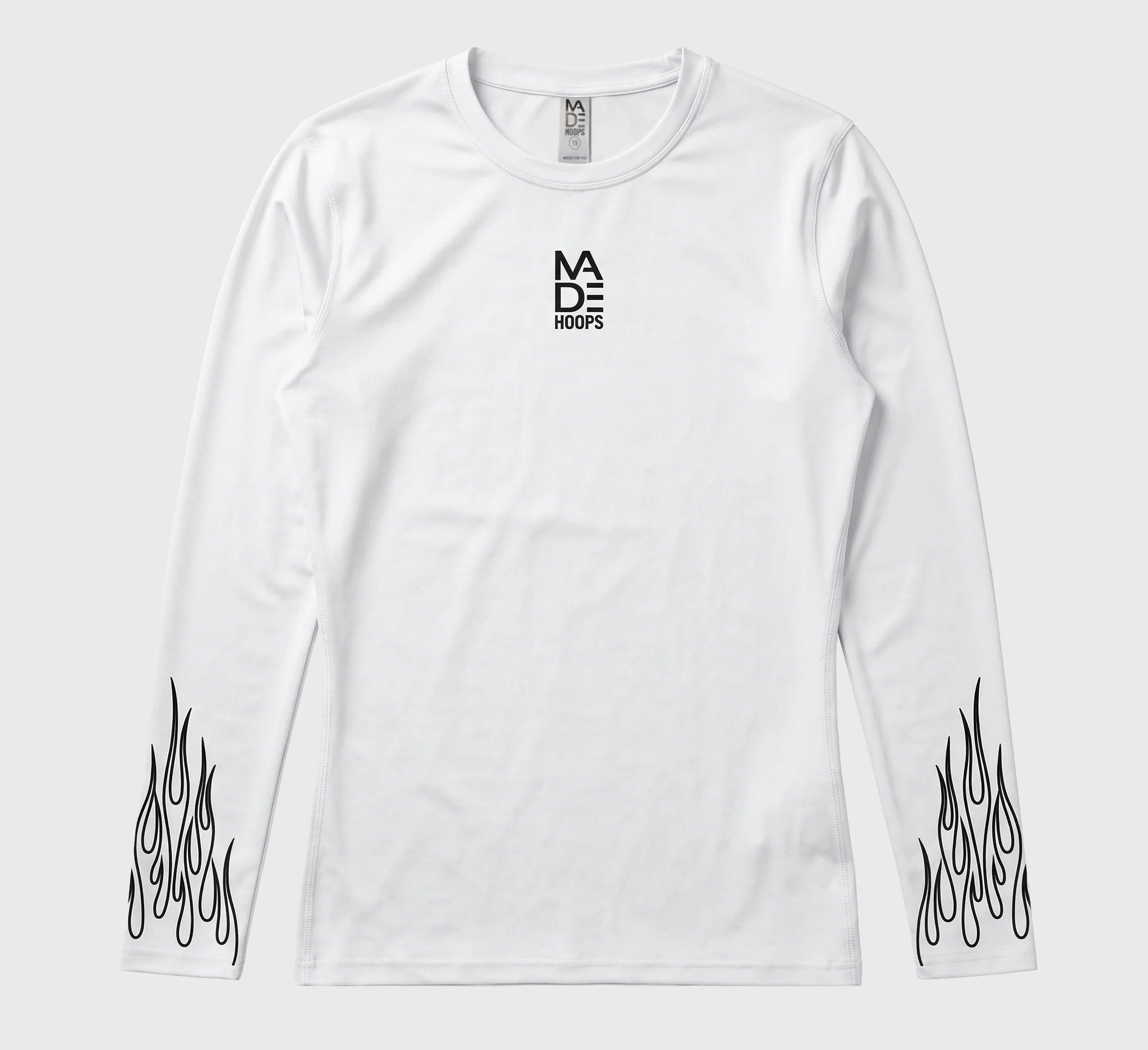 On Fire Loose Fit Long Sleeve Compression Tee