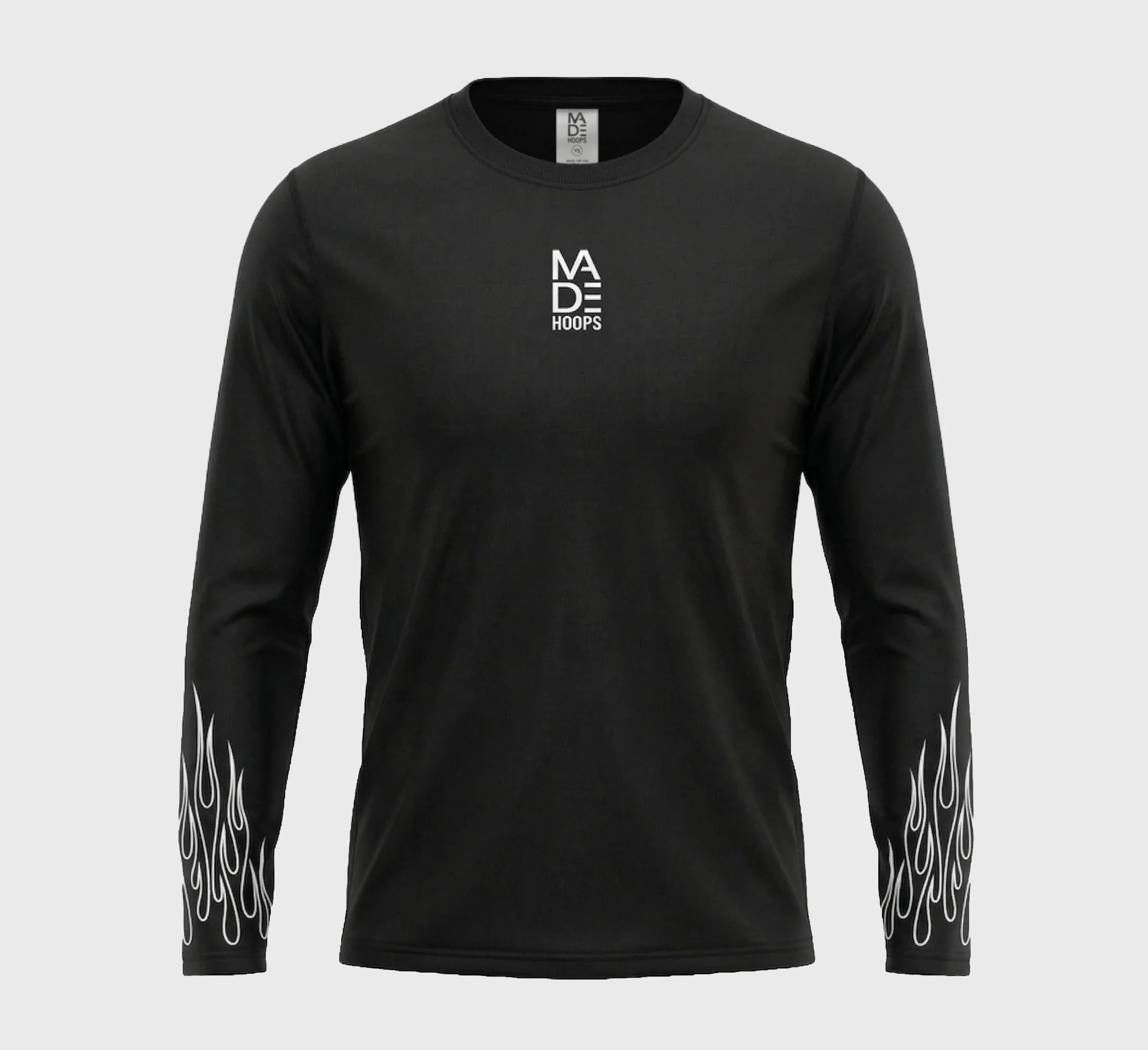 On Fire Loose Fit Long Sleeve Compression Tee